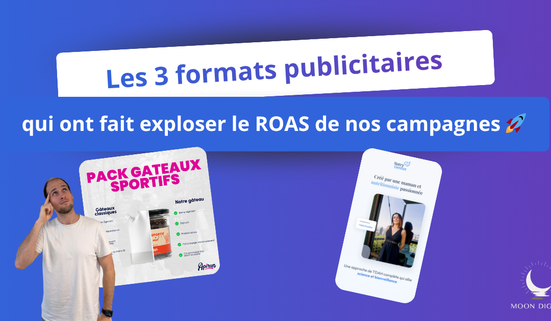 Les 3 formats publicitaires qui ont fait exploser le ROAS de nos campagnes 🚀