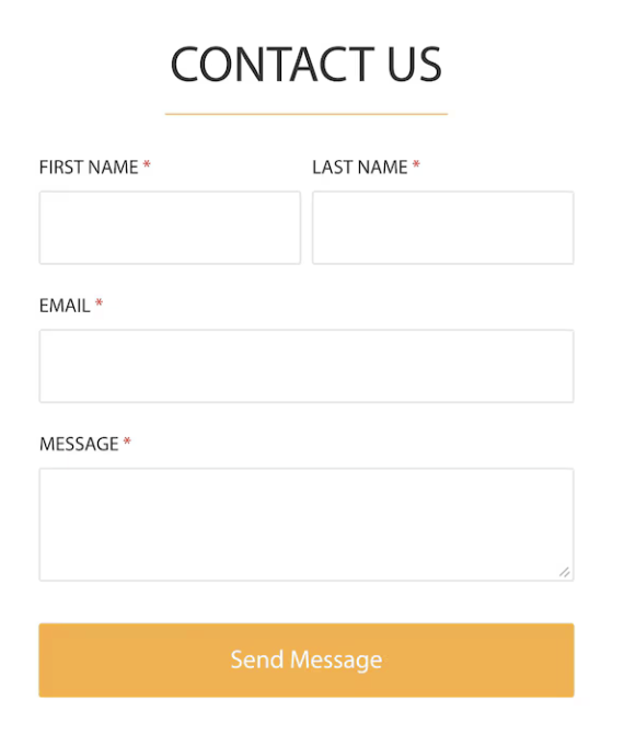 formulaire de contact